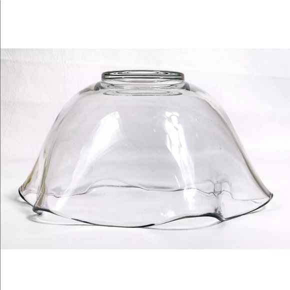 🔥Large Glass Wavy Serving Mixing Salad Bowl… - Picture 7 of 7
